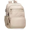 Image de Pepe jeans Morgan, Sacs à Dos décontractés, Sacs de Voyage, Similicuir Beige et Noir pour Femme, par Joumma Bags