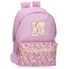 Image de Pepe Jeans Sandra Sac à dos scolaire adaptable au chariot rose 32 x 44 x 22 cm Polyester 21,6 L by Joumma Bags, rose, Sac à dos scolaire adaptable au chariot