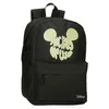Image de Disney Sac à dos pour enfant, sac d'école, fabriqué en polyester, poches latérales, bretelles larges réglables, poignée supérieure pour le suspendre, avec étiquette d'identification pour le nom,