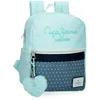 Image de Pepe Jeans Dalma Sac à dos décontracté bleu 24 x 28 x 10 cm Polyester by Joumma Bags, bleu, 25x32x12 cms, Sac à dos décontracté