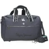 Image de Pepe Jeans Corin Sac de Voyage Gris 40 x 25 x 20 cm Polyester et PU 20 l by Joumma Bags, Gris, Talla única, Sac de Voyage