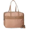 Image de El Potro Joumma Bags Luna Valise pour ordinateur portable à deux compartiments, réglable, beige, 40 x 32 x 8 cm, polyester, avec détails en simili cuir