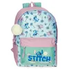 Image de Disney Stitch Just Chill Sac à Dos Scolaire Portable 15,6 Pouces Vert 31,5 x 45 x 15 cm Polyester by Joumma Bags, Vert, Talla única, Sac à Dos Scolaire
