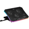 Image de Mars Gaming MNBC6, Base de Refroidissement + Support XL 19'' ARGB, 3 Ventilateurs, Support Mobile