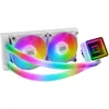 Image de Mars Gaming MLULTRA240W, Refroidissement Liquide CPU, TDP 500W, Miroir Infini, 2x Ventilateurs Silencieux FDB ARGB, Tuyaux ARGB, Multisocket Universel, Blanc