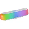 Image de Mars Gaming MSBORBW, Haut-Parleur Portable + Barre de Son 20W, Éclairage Orbilight RGB 360º, Barre de Son Triple Driver, Haut-parleurs Gaming Bluetooth 5.3 / USB/MicroSD/AUX/FM, Blanc