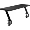 Image de Mars Gaming MGDS, Rehausseur de Moniteur, Ã lève le Moniteur 17cm, Support Bureau Ergonomique en Acier, Plateau Fibre de Carbone 60x20cm, Support Ã cran pour Bureaux de 10 à 33 mm d'Ã paisseur, Noir