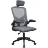 Image de Mars Gaming MGC-ERGOPLUS, Chaise Ergonomique Professionnelle, Support Lombaire Dynamique, Maille Respirante, Hauteur Réglable Entre 115 et 125 cm, Accoudoirs Repliables, Appuie-tête Ajustable, Gris
