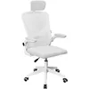 Image de Mars Gaming MGC-ERGOPLUS, Chaise Ergonomique Professionnelle, Support Lombaire Dynamique, Maille Respirante, Hauteur Réglable Entre 115 et 125 cm, Accoudoirs Repliables, Appuie-tête Ajustable, Blanc