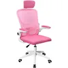 Image de Mars Gaming MGC-ERGOPLUS, Chaise Ergonomique Professionnelle, Support Lombaire Dynamique, Maille Respirante, Hauteur Réglable Entre 115 et 125 cm, Accoudoirs Repliables, Appuie-tête Ajustable, Rose