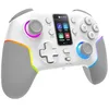 Image de Mars Gaming MGP-V3, Gamepad Sans Fil ARGB, Triple Connexion Bluetooth 5.0/2.4GPRO / Câble, Écran LCD Couleur, Joysticks et Gâchettes Hall Effect, Switch|Switch 2|PC|Android|iOS 13.0+, Blanc
