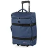 Image de ITACA - Valise Souple en Tissus, à roulettes. Bagages à Roulette pour Cabine, Pratique et idéale pour Voyage et Tous Vos déplacements, Compatible Ryanair, Bleu