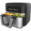 Image de Cecotec Friteuse à Air sans Huile - 9L Séparable en 2 - Air Fryer Cecofry Dual 9000, 2850W, Diététique et Digitale, Panneau Tactile, Température Double et Réglable, 6 Modes, Technologie PerfectCook