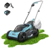 Image de Cecotec Tondeuse à Gazon à Batterie sans Fil Terrenator E1 Liberty. Moteur sans Balais Brushless, Fonctionne avec 1 Batterie 21 V 4 Ah, Hauteur de Coupe Réglable, Largeur 32 cm, Bac 30 L