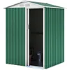Image de Gardiun Abri métallique Milton 2 m² porte coulissante acier galvanisé vert