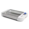 Image de Orbegozo TO 1010 - Grille-pain horizontal, réchauffe-viennoiseries, type multi-pain, ramasse-miettes, minuterie, 600 W, gris