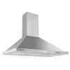 Image de Orbegozo DS 48190 B IN - Hotte aspirante décorative 90 cm, acier inoxydable, extraction : 630 m³/h, cheminée ajustable, 3 niveaux de puissance, 190 W