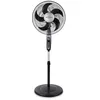 Image de Orbegozo Sf 0149 - Ventilateur sur pied oscillant, pales de 40 cm, hauteur réglable, 3 vitesses, 60 W, noir