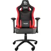 Image de Talius Vulture Chaise de Gaming Professionnelle, Motif Papillon, Ergonomique, accoudoir 4D, Base en métal, Hauteur réglable et Haut Dossier inclinable, Roues en Nylon (Rouge)