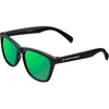 Image de NORTHWEEK Kids Jungle, Lunettes de soleil unisexe, Multicolore - Noir mat - Vert polarisé