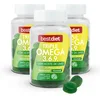 Image de BEST DIET Triple Omega 3.6.9. Gummies 60 U pour adultes, idéal pour utilisation pratique, format pratique