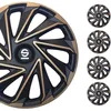 Image de Sparco Enjoliveurs Varese - 15-Pouces - Doré/Noir - Set de 4 pièces