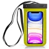 Image de Sovica Housse imperméable Compatible avec Samsung Galaxy A3 Certifié IPX8 Housse d'eau Sac étanche étanche Cas (Jaune)