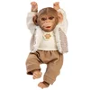 Image de MuÑecas Guca Bébé Singe Reborn Corps En Tissu 32 Cm