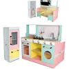 Image de DEQUBE - Cuisine Restaurant 4 modules 2 en 1 avec lumière et Son pour Enfants, Unisexe, 3+, 82 x 90 81 cm (913D00015)