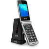 Image de SPC Prince 4G   Téléphone Portable à clapet pour Seniors, avec Grandes Touches faciles à Utiliser, Bouton SOS, Configuration à Distance, Socle de Charge, USB-C et 2 mémoires directes - Noir
