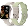 Image de SPC Smartee Duo 2   Smartwatch Montre Intelligente avec Bracelet Interchangeable, écran AMOLED 1,78 , Grande Batterie 7 Jours, +100 Sports, IP68, appels Bluetooth, Android et iOS   Couleur Beige/Vert