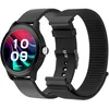 Image de SPC Smartee Duo Vivo 2 - Smartwatch Montre connectée avec Cadran Rond AMOLED 1,32" | Appels Bluetooth | 2 Bracelets | 100 Sports | IP68 | 8 Jours Batterie | Contrôle app Android/iOS - Noir