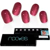 Image de NOOVES NAILS Feuilles à Ongles en Gel Précuré Premium - Ruby Claret | Bandes À Ongles Gel Semi-Permanent| Autocollants Ongles Semi-Permanents en Gel| Gel Nail stickers| Ongles Gel 