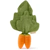 Image de Mini doudou et anneau de dentition 100% naturel Cathy la carotte