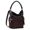 Image de Desigual sac à dos de loisirs Arica Half Logo Backpack Big Chocolate marron foncé