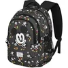 Image de Disney Mickey Mouse Looks-Sac à Dos Running Plus, Noir, 34 x 46 cm, Capacité 32 L