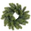 Image de BigBuy Christmas Couronne de Noël Vert PVC 30 x 30 cm