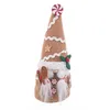 Image de BigBuy Christmas Décoration de Noël Beige Multicolore Sable Tissu Fille 8 x 6 x 19,5 cm