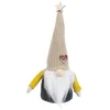 Image de BigBuy Christmas Décoration de Noël Vert Beige Sable Tissu Père Noël 20 cm