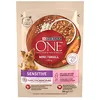 Image de PURINA ONE Mini/S Sensitive Lot de 26 boîtes de Nourriture Humide pour Petits Chiens, Riches en Saumon et Riz 26 x 85 g