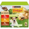 Image de FRISKIES | Patée pour Chien Adulte | en Sauce | Au Poulet, Boeuf, Agneau et Légumes | Aide à Maintenir Un Regard étincelant, Un Poil Brillant et Une Peau Saine | Sachets Fraîcheurs | 24 x 85 g