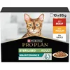 Image de Pro Plan Adulte Stérilisé Boeuf Poulet 10x85g
