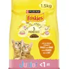 Image de FRISKIES | Junior | Chat | Croquettes complètes pour Chatons| Au Poulet, au Lait et aux Légumes | Aliment Complet pour Une Croissance Saine du Chaton | Sac | 1,5 KG