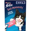 Image de FELIX | Deli Moments  | Chat |Savoureuses friandises liquides pour Chat et Chaton | Au Saumon| Sachets| Portion Individuelle |4x10g (Lot de 4)