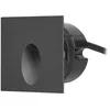 Image de Forlight Encastrés De Mur Ip65 Icon Square Led 2.2W 3000K Noir 61Lm