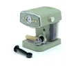 Image de Caprizze Cafetière express semi-automatique Kai 1050 W, 15 bars, capacité pour 5 tasses de café avec vaporisateur Couleur vert mat