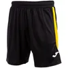 Image de Joma Short Glasgow Noir Jaune Short Mixte Adulte