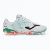 Image de JOMA Chaussures de football Supercopa 24, terrain ferme (FG), Blanc/Turquoise, 43.5