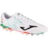 Image de JOMA Chaussures de football Supercopa 24, terrain ferme (FG), Blanc/Turquoise, 44