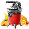 Image de Woox 100W Presse Agrumes Électrique avec Bras de Levier Professionnel, Presse-Orange Silencieux avec 2 Cônes pour Citrons & Pamplemousse, Bec Anti-Goutte, Sans BPA, Facile à Nettoyer